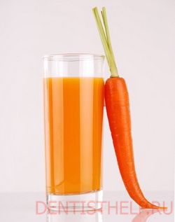 морковный сок для десен