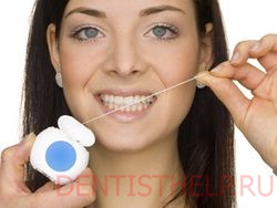 профилактика кариеса зубной нитью